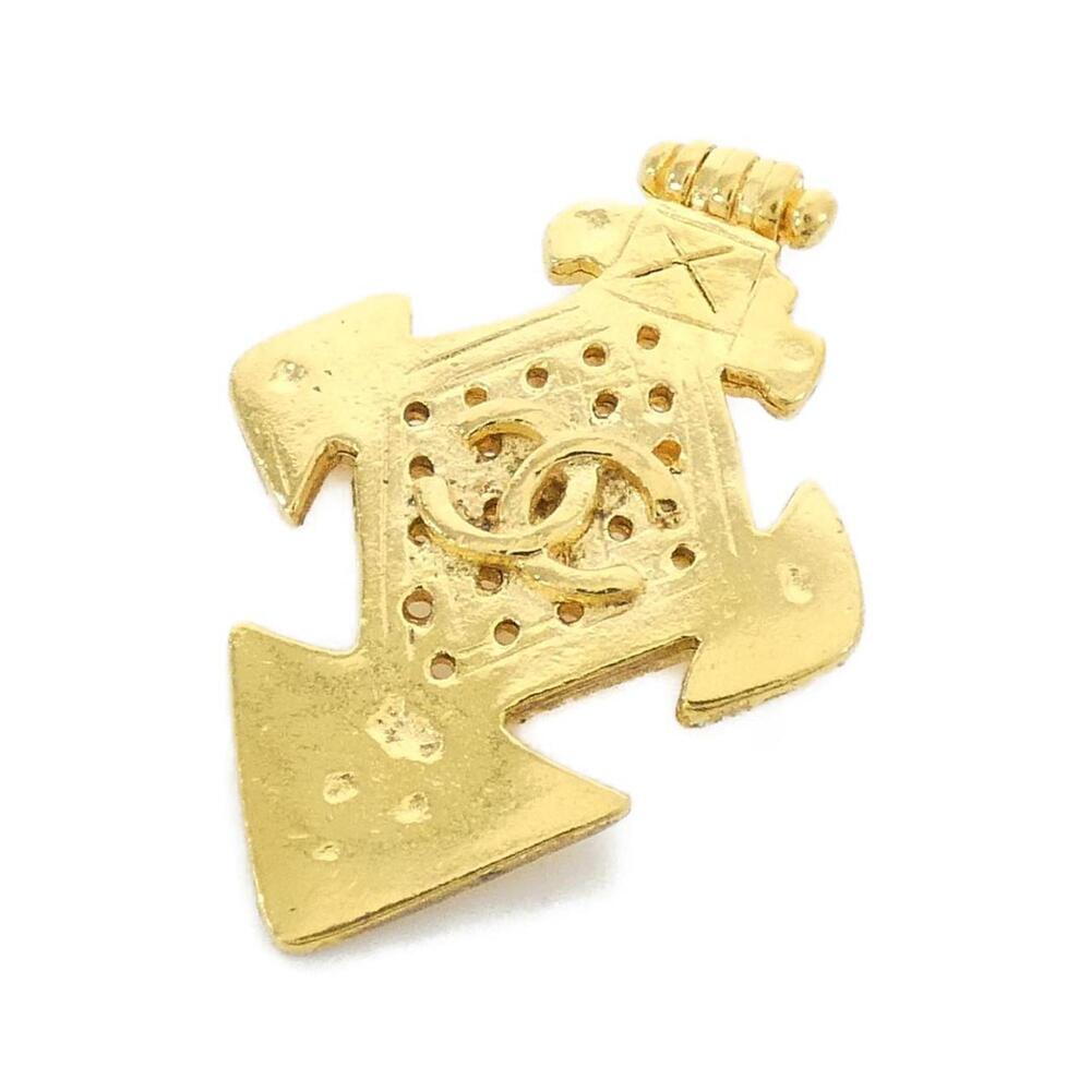 CHANEL Authentic Gold Brooch - Picture 1 of 6